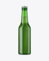 330ml Green Glass Lager Beer Bottle - download high resolution PSD