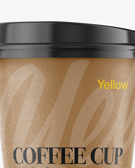 Paper Coffee Cup Mockup Front View PSD #2