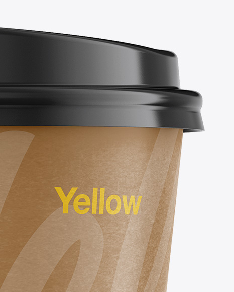 Paper Coffee Cup Mockup Front View PSD #1