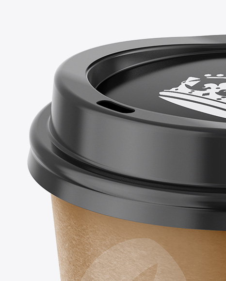 Download Paper Coffee Cup Mockup Front View High Angle Shot In Cup Bowl Mockups On Yellow Images Object Mockups