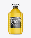 5L Glossy PET Bottle Mockup - Free Download Images High Quality PNG, JPG