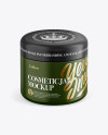 Download Matte Plastic Cosmetic Jar Mockup - Front View (High-Angle ... Yellowimages Mockups