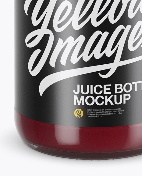 Download Clear Glass Berry Juice Bottle Mockup High Angle Shot In Bottle Mockups On Yellow Images Object Mockups PSD Mockup Templates