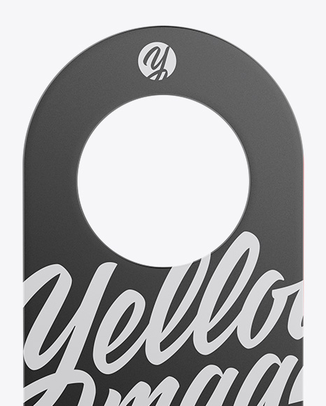 Door Hanger Mockup PSD #1