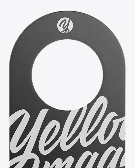 Door Hanger Mockup PSD #1