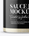 Clear Glass Jar with Horseradish Mockup