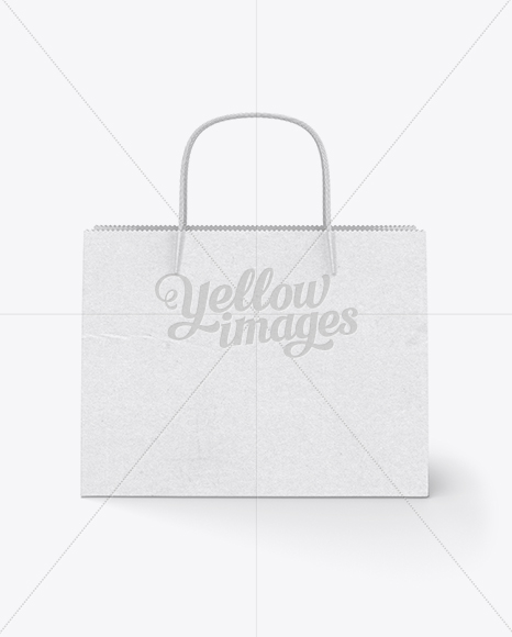 Download Wide Paper Bag Half Side View Mockup In Bag Sack Mockups On Yellow Images Object Mockups Yellowimages Mockups