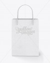 Download White Paper Shopping Bag / Front View Mock-up in Bag ...