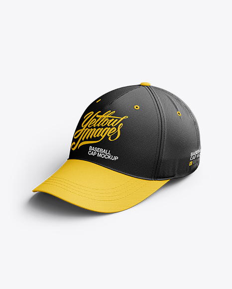 Download Baseball Cap Mockup / Halfside View in Apparel Mockups on ...