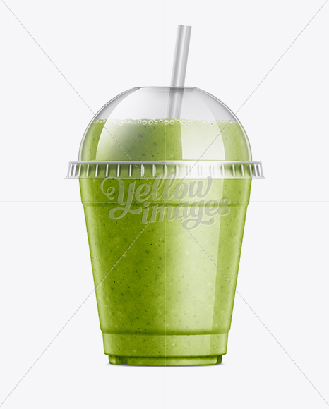 Download Kiwi Smoothie Cup With Straw Mockup In Cup Bowl Mockups On Yellow Images Object Mockups PSD Mockup Templates