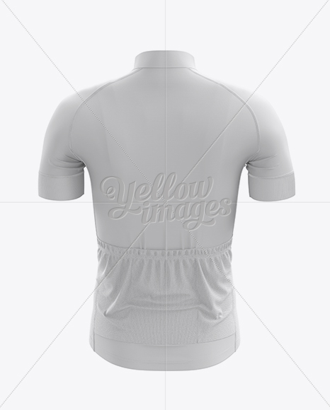 Download Men S Cycling Jersey Mockup Back View In Apparel Mockups On Yellow Images Object Mockups PSD Mockup Templates