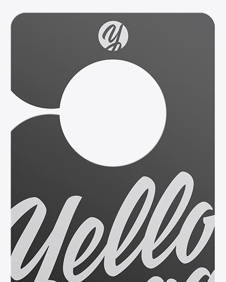 Door Hanger Mockup PSD #2