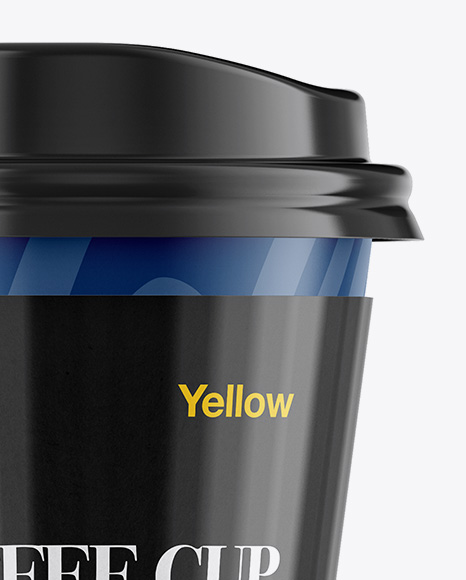Coffee Cup With Sleeve Mockup   Front View PSD #2