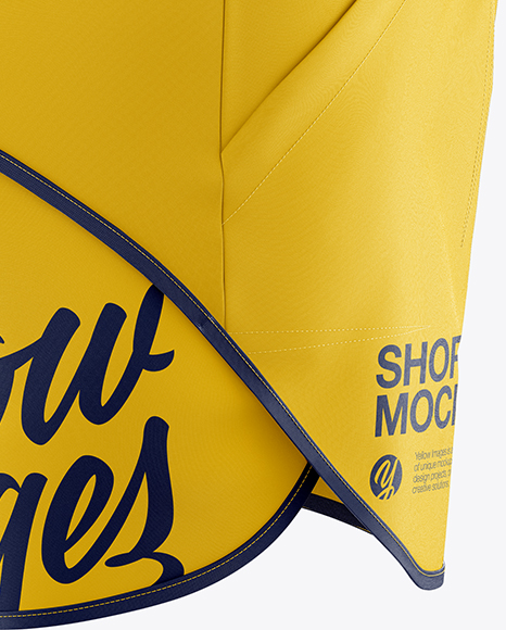 Download Fitness Shorts Mockup Side View In Apparel Mockups On Yellow Images Object Mockups PSD Mockup Templates