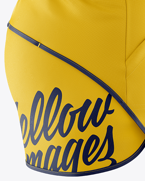 Fitness Shorts Mockup Side View In Apparel Mockups On Yellow Images Object Mockups