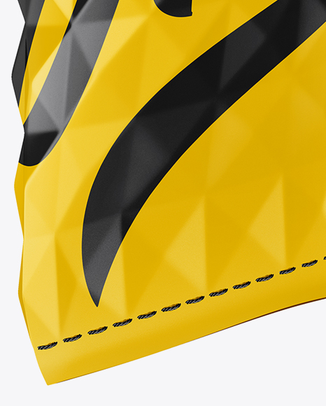 Glossy Package With a Label Mockup   Half Side View PSD #1