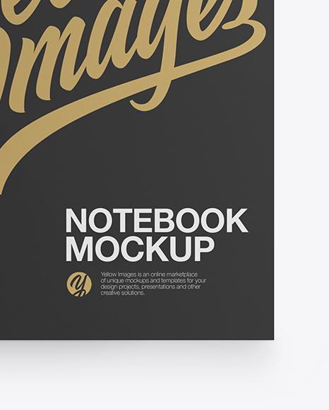 Notebook With Ring Binger Mockup - Top View - Free Download Images High