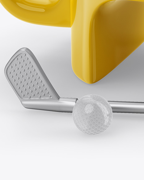 Glossy Golf Mug Mockup PSD #6