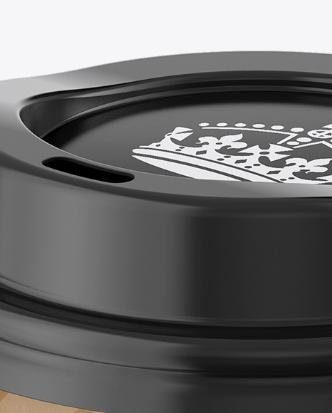 Paper Coffee Cup Mockup   Front View (High Angle Shot) PSD #2