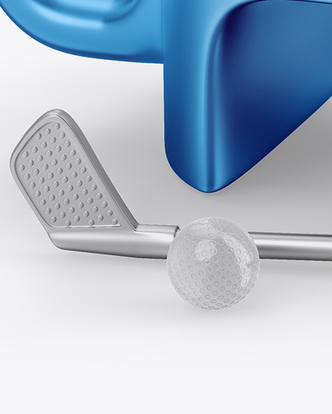 Metallic Golf Mug Mockup PSD #6