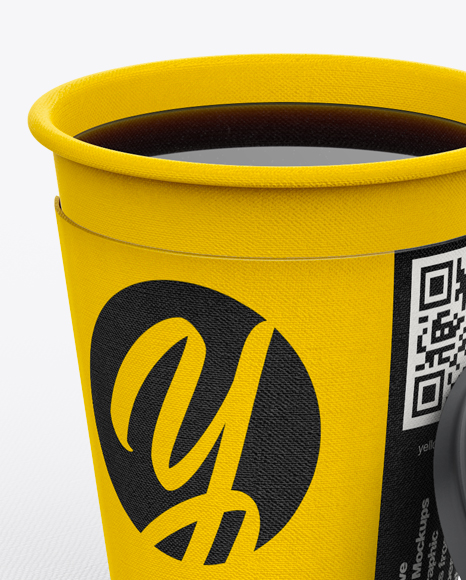 Coffee Cup With Sleeve Mockup PSD #2