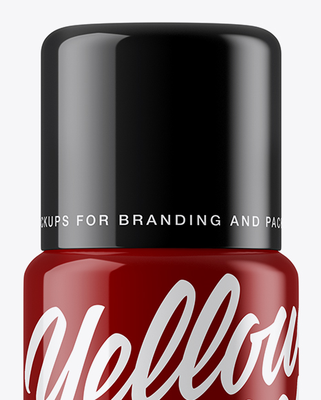Glossy Cosmetic Bottle Mockup PSD #2