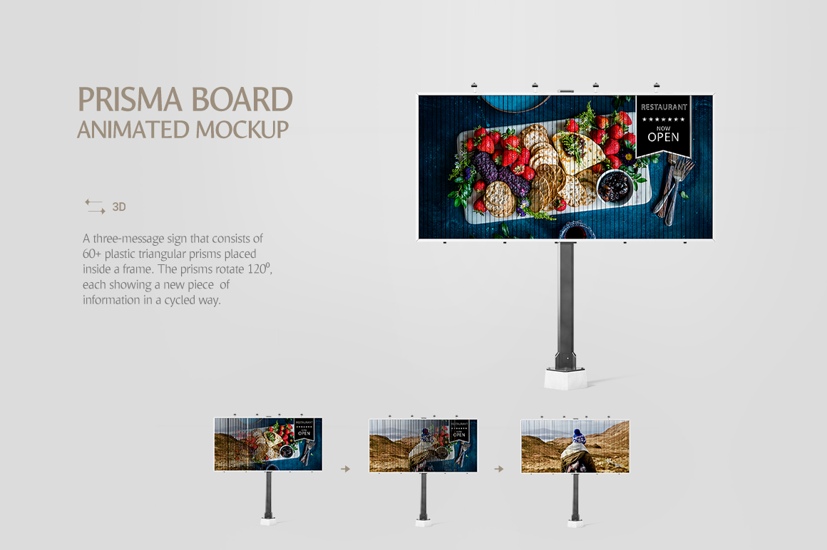 Square Billboard Mockup Free