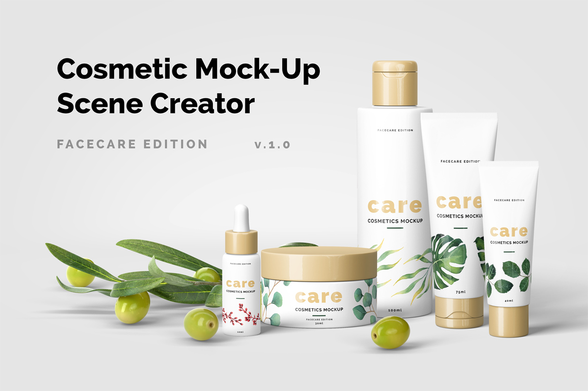 Download Cosmetic Mock Up Scene Creator In Packaging Mockups On Yellow Images Creative Store Yellowimages Mockups