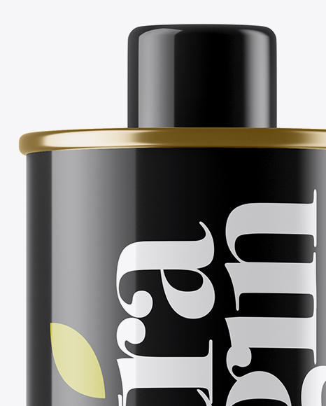 Download 05l Metallic Olive Oil Tin Can Psd Mockup Yellowimages