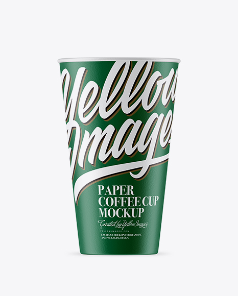 Middle Paper Coffee Cup Mockup PSD #2