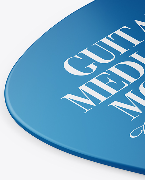 Download Guitar Mediator Mockup - Half Side View (High-Angle Shot ...