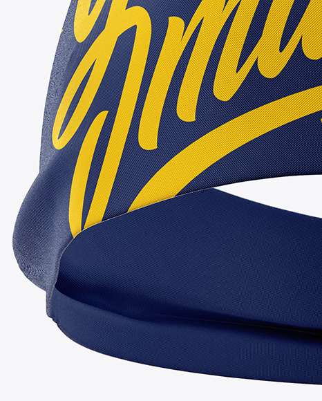 Download Headband Mockup Front View In Apparel Mockups On Yellow Images Object Mockups