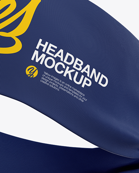 Headband Mockup - Half Side View in Apparel Mockups on ...