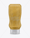 Plastic Tottle Bottle W/ Mustard Mockup - Free Download Images High