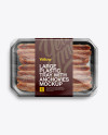 Download Large Plastic Tray W/ Anchovies Mockup in Tray & Platter Mockups on Yellow Images Object Mockups
