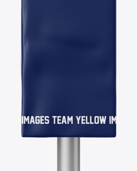 Corner Post Protector Mockup - Front View on Yellow Images Object Mockups