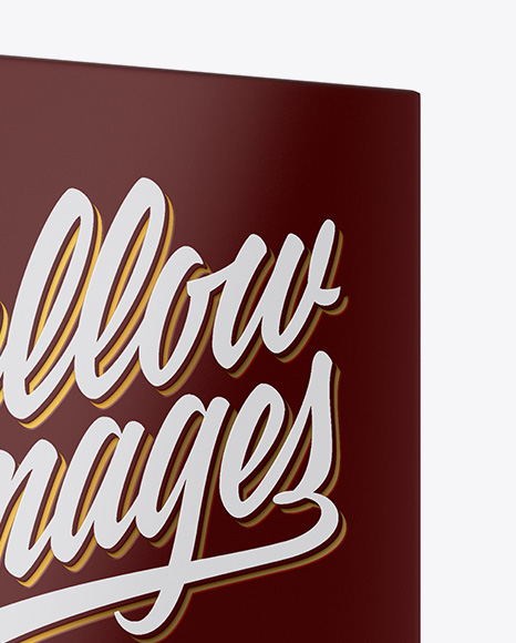 Book W  Matte Cover Mockup   Half Side View PSD #2