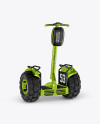 Metallic Segway Mockup - Half Side View - Free Download Images High