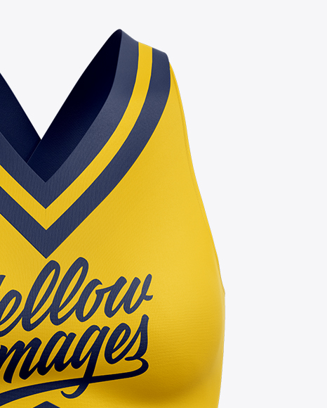 Download Cheerleader Costume Mockup Front View In Apparel Mockups On Yellow Images Object Mockups