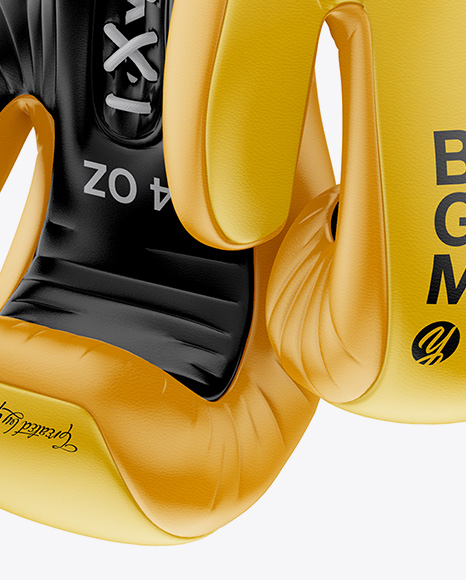 Download Boxing Gloves Mockup In Apparel Mockups On Yellow Images Object Mockups