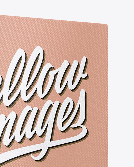 Book W  Fabric Cover Mockup   Half Side View PSD #2