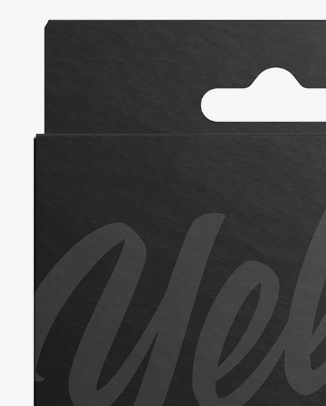 Carton Box Mockup   Front View PSD #4