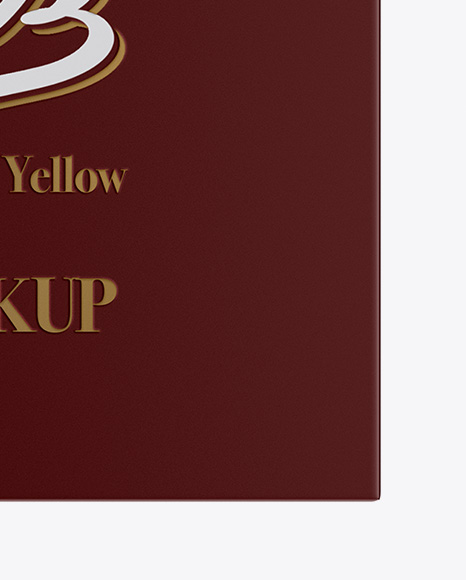 Book W  Matte Cover Mockup   Top View PSD #2