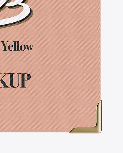 Book W  Fabric Cover Mockup   Top View PSD #1