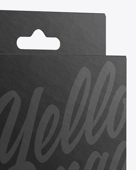 Carton Box Mockup   Half Side View PSD #1