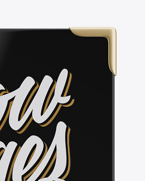 Book W  Glossy Cover Mockup   Top View PSD #1