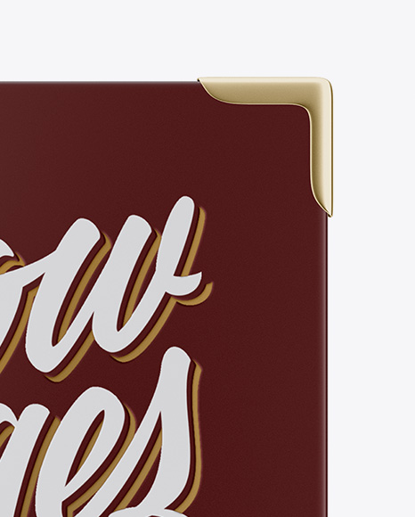 Book W  Matte Cover Mockup   Top View PSD #1