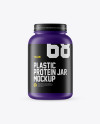 Download Matte Protein Jar Mockup in Jar Mockups on Yellow Images Object Mockups