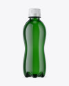 Download 330ml PET Green Bottle W/ Shrink Sleeve Mockup in Bottle Mockups on Yellow Images Object Mockups