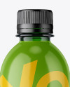 Download 330ml PET Green Bottle W/ Shrink Sleeve Mockup in Bottle Mockups on Yellow Images Object Mockups